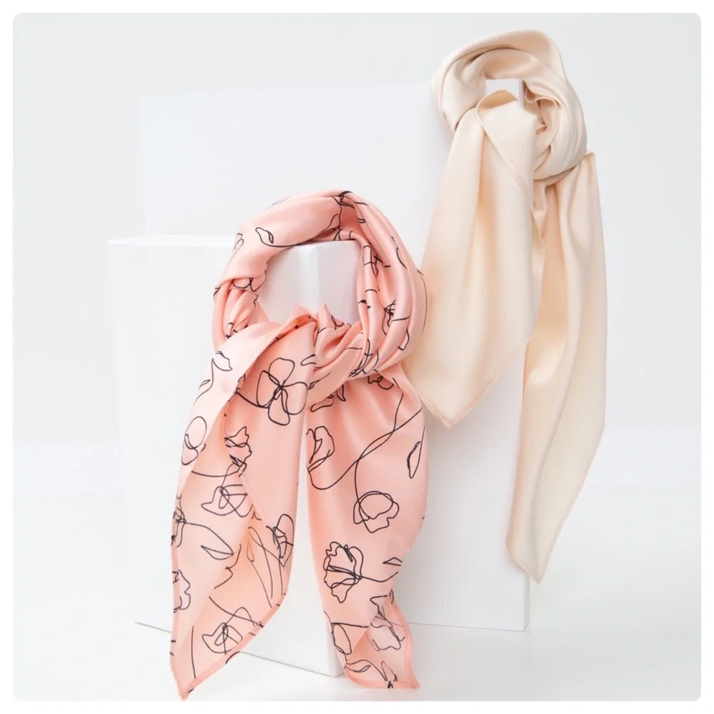 Lark & Ives Live Life in Full Bloom Hair Scarf Set of 2